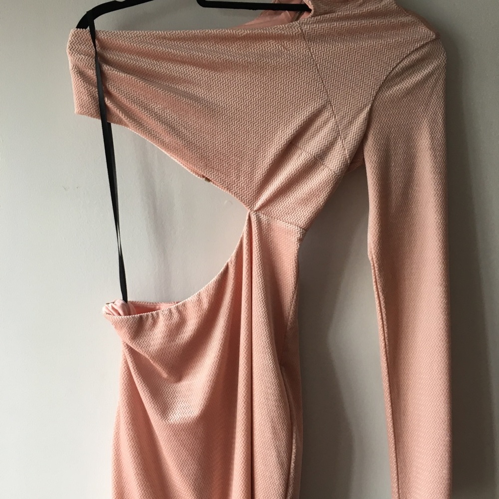 Cut-out pink dress from Revolve Clothing.